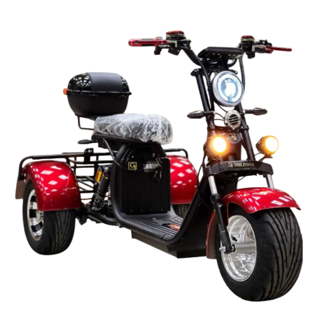 Электроскутер трехколесный CITYCOCO GT X11 TRIKE Красный 1 Электроскутер трехколесный CITYCOCO GT X11 TRIKE Красный 1