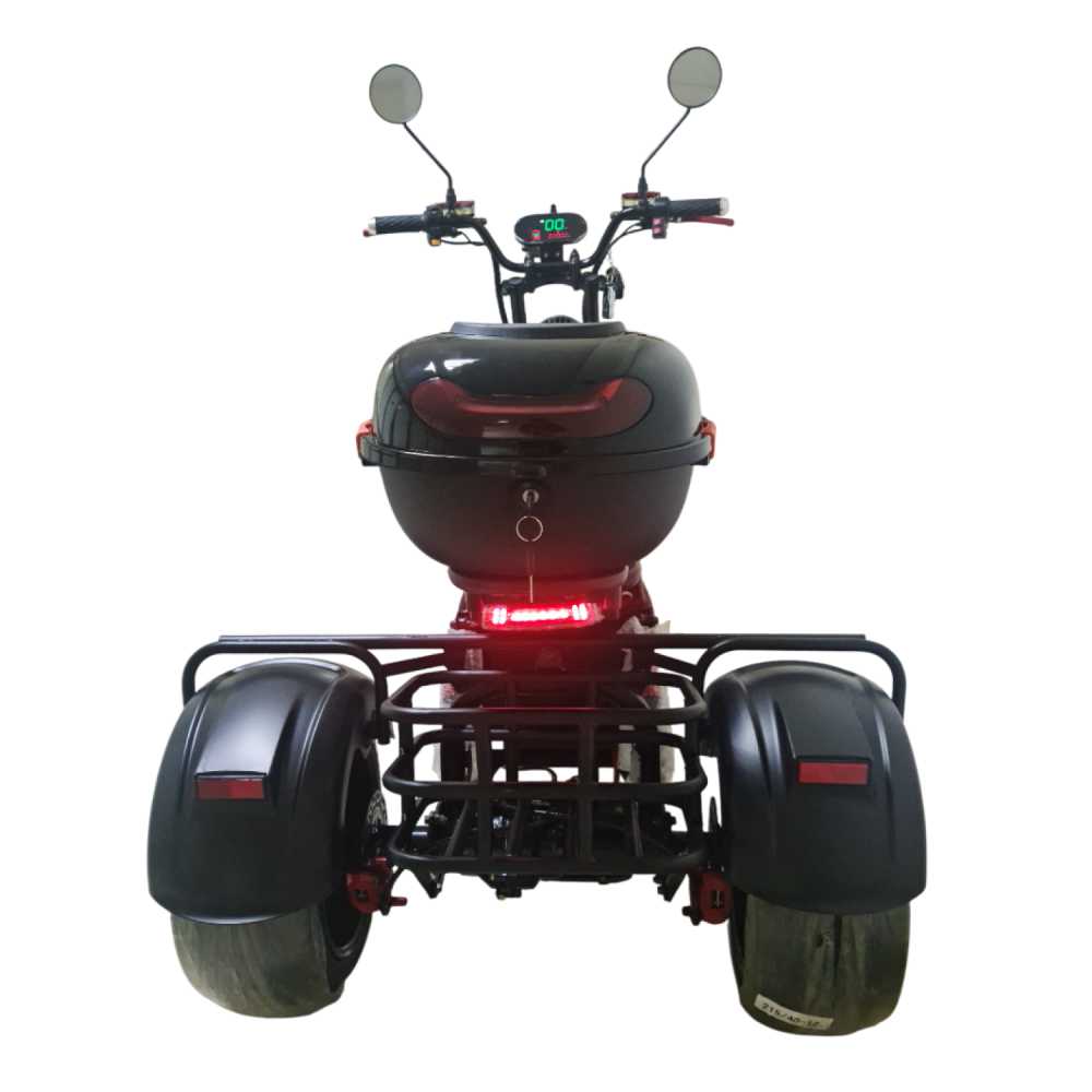 Электроскутер TRIKE KOLYAN черный матовый 4 Электроскутер TRIKE KOLYAN черный матовый 4