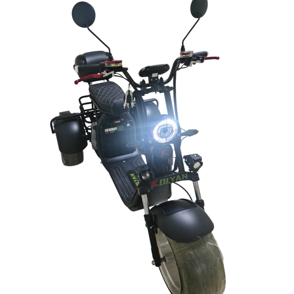 Электроскутер TRIKE KOLYAN черный матовый 1 Электроскутер TRIKE KOLYAN черный матовый 1