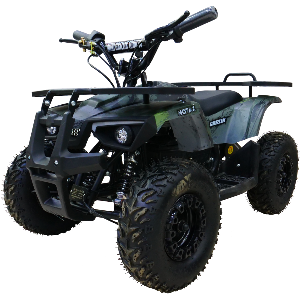Электроквадроцикл MOTAX Mini Grizlik X-16 E1000 BW (Зелёный камуфляж) Электроквадроцикл MOTAX Mini Grizlik X-16 E1000 BW (Зелёный камуфляж)