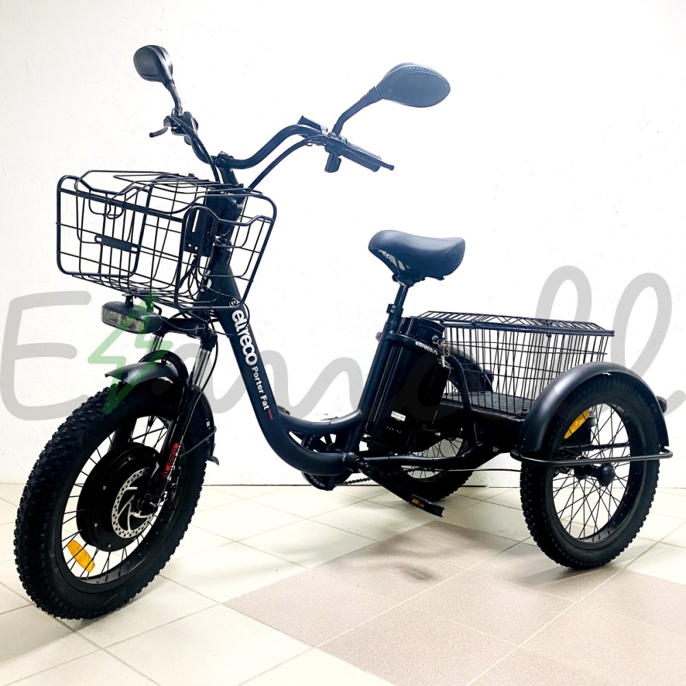 Электровелосипед электротрицикл Eltreco Porter Fat 500 UP! Черный 1 Электровелосипед электротрицикл Eltreco Porter Fat 500 UP! Черный 1